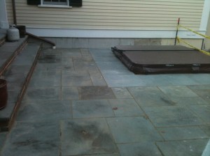 Stone patio by Don Nyren Masonry