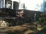 Stone wall in Wellesley, MA